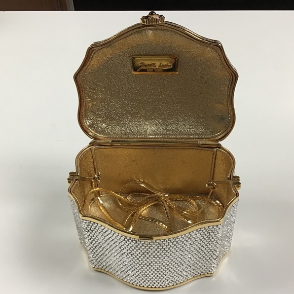 Vintage Judith Leiber Swarovski  Minaudiere Clutch - Picture 6 of 7